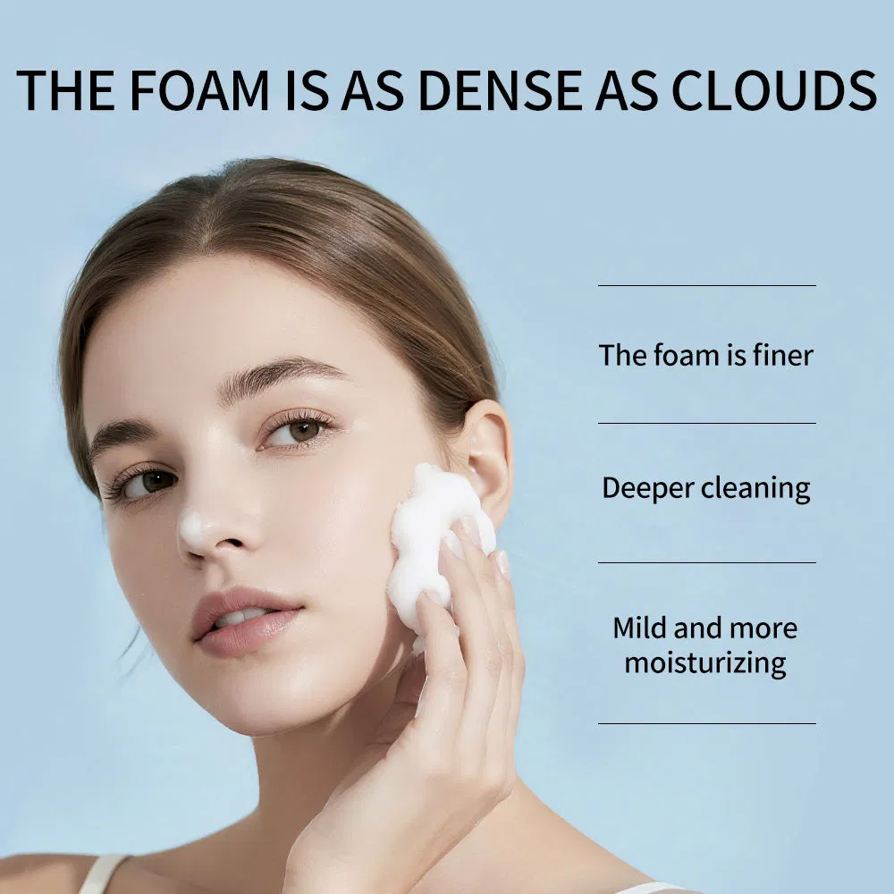 Deeply Cleaning Foam Face Amino Acid Cleanser Mousse Foaming Vitamin C Facial Wash Cleanser