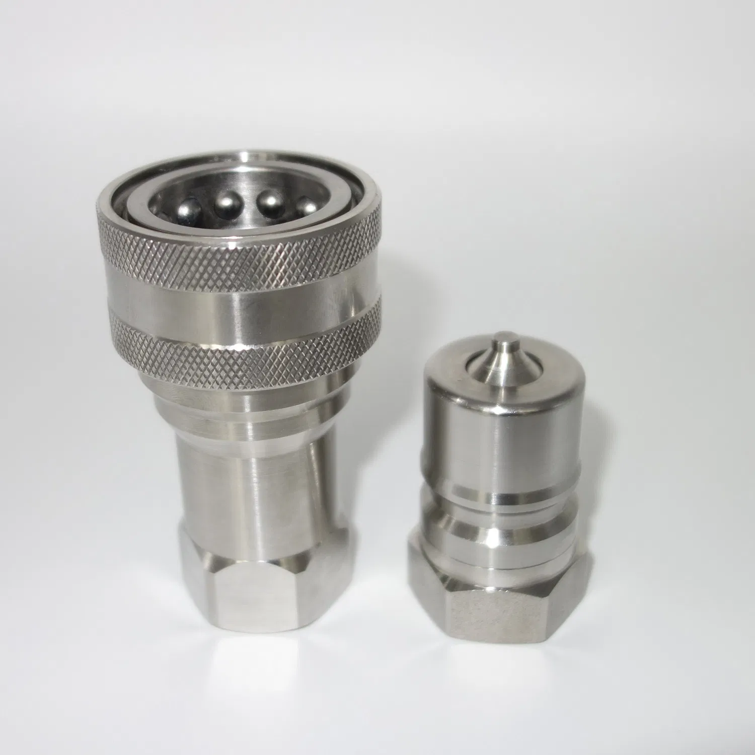 Naiwo 7241b Quick Coupler Poppet Valve Coupling 3/4 NPT Quick Connector (304)