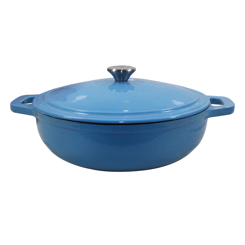 Чугунная эмалированная жаровня Dutch Oven, 30 см