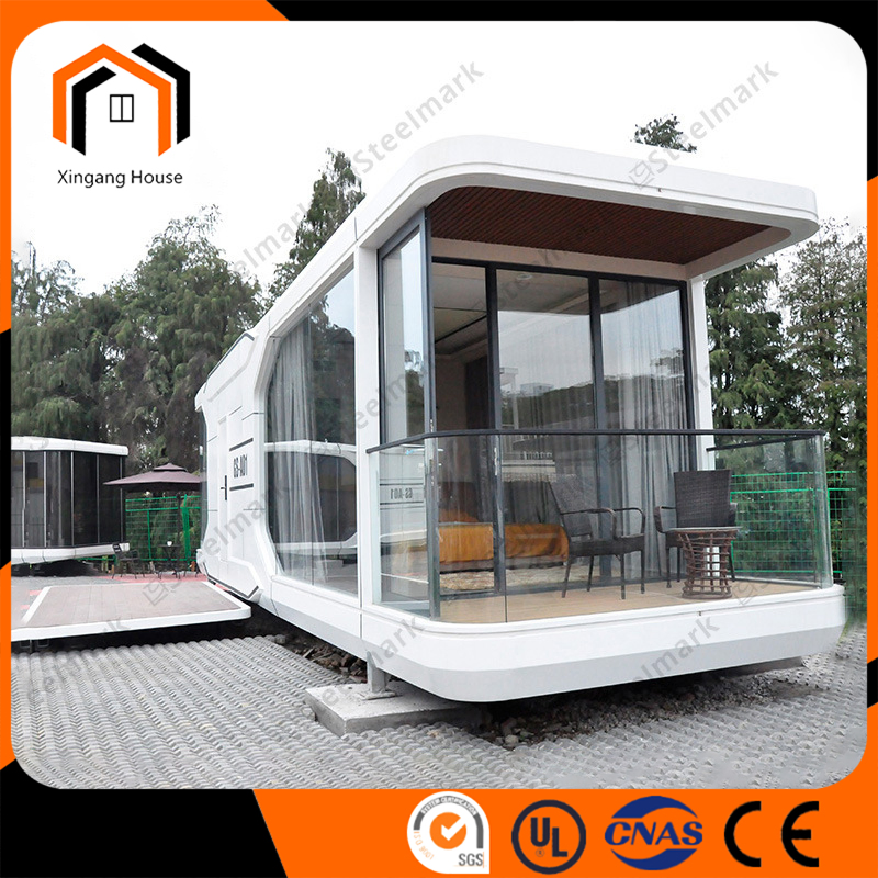 Movable Luxury Portable Prefab Camping Modular House Aluminum Alloy Capsule House Modular Prefabricated House