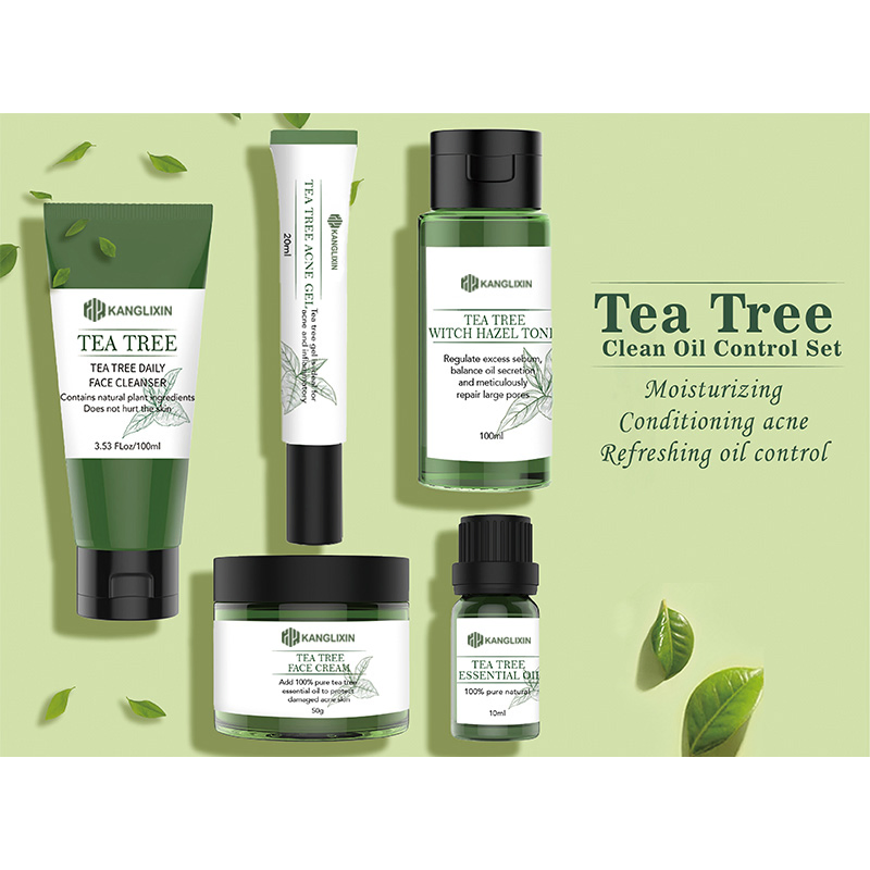 Tea Tree Acne Control Moistuirzing Anti Aging Skin Care Set