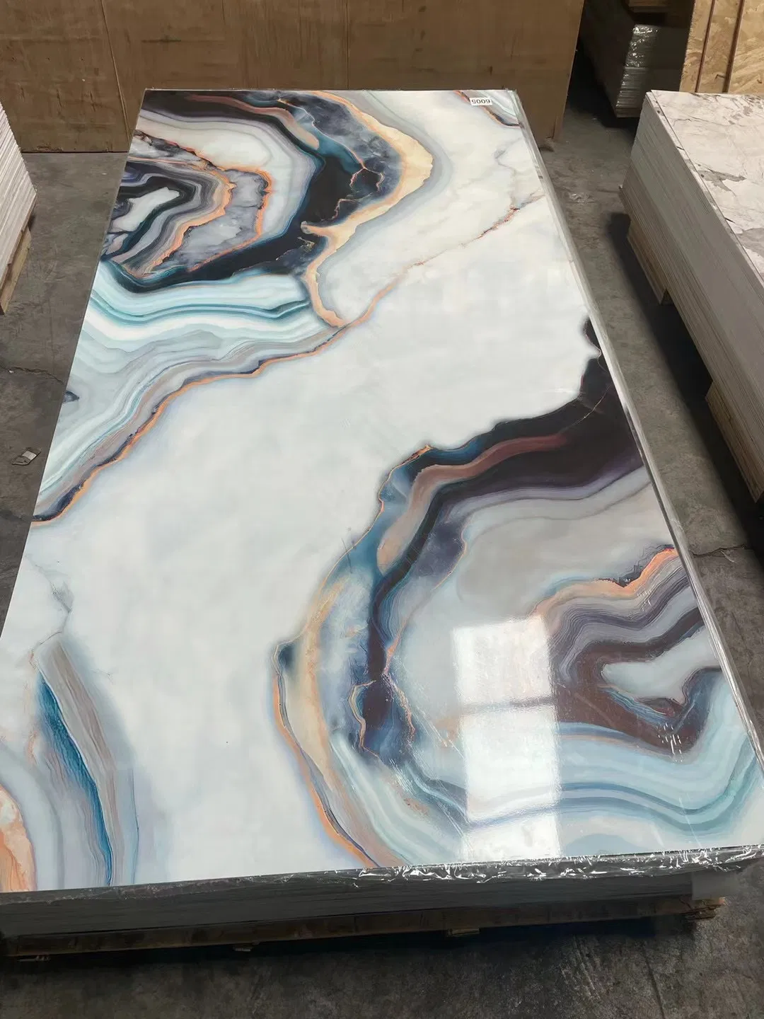 Wall Panels High Gloss Sheet PVC Marble Sheet