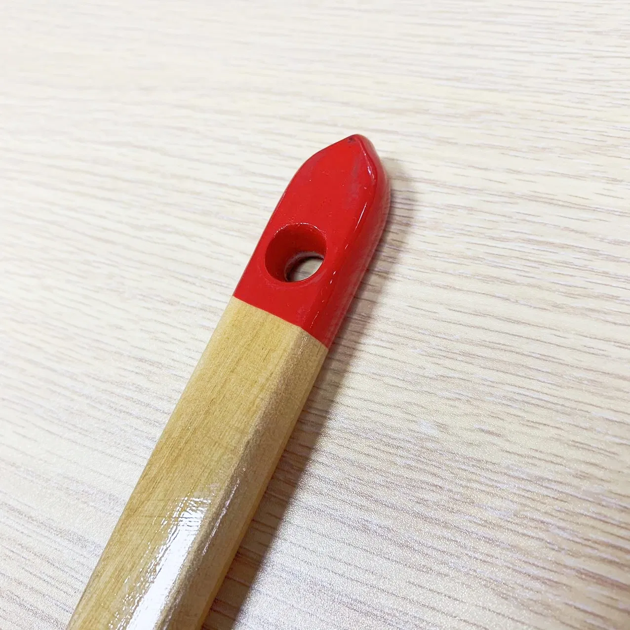 Paint Brush with Varnished Red-Top Wooden Handle 1" Paint Brush