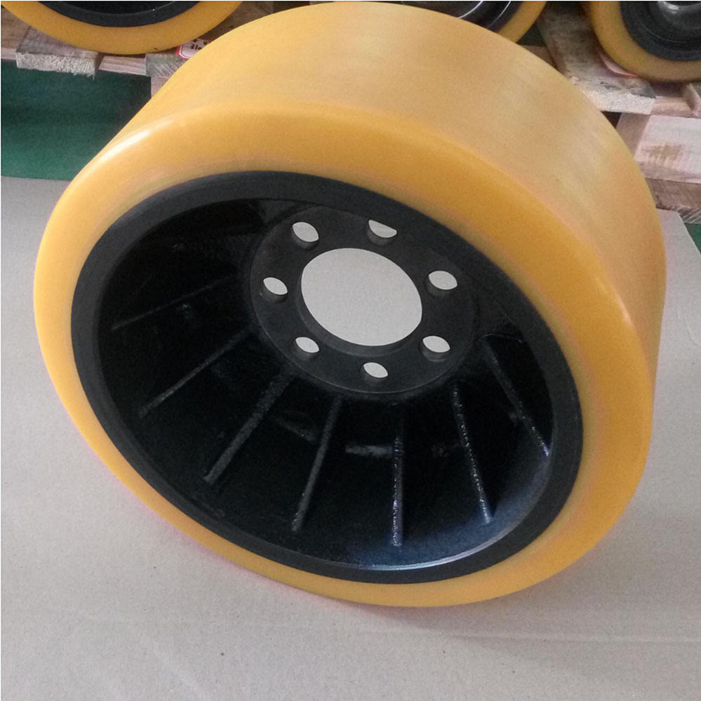 Manufacturers Direct Sales of PU Forklift 80*37 Forklift Bearing Wheel