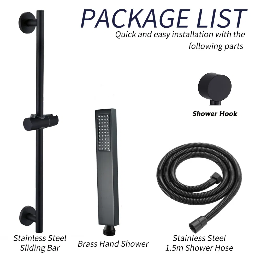 Adjustable Handheld Hand Shower Bar with Adjustable Bar
