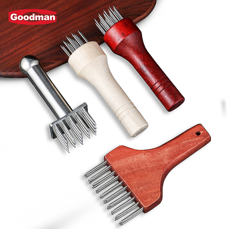 Sharp Needle Blade Manual Meat Tenderizer Stainless Steel Tool for Home Kitchen PP Meat Grinder