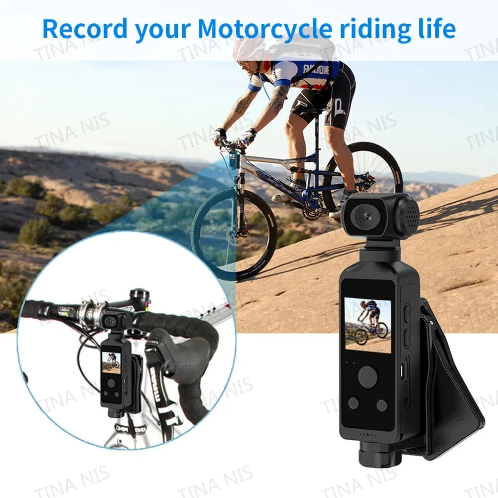 Premium 4K HD Sports Digital Camera 170 Degrees Rotatable Cam Waterproof Case Helmet WiFi Mini Pocket Panoramic Camera