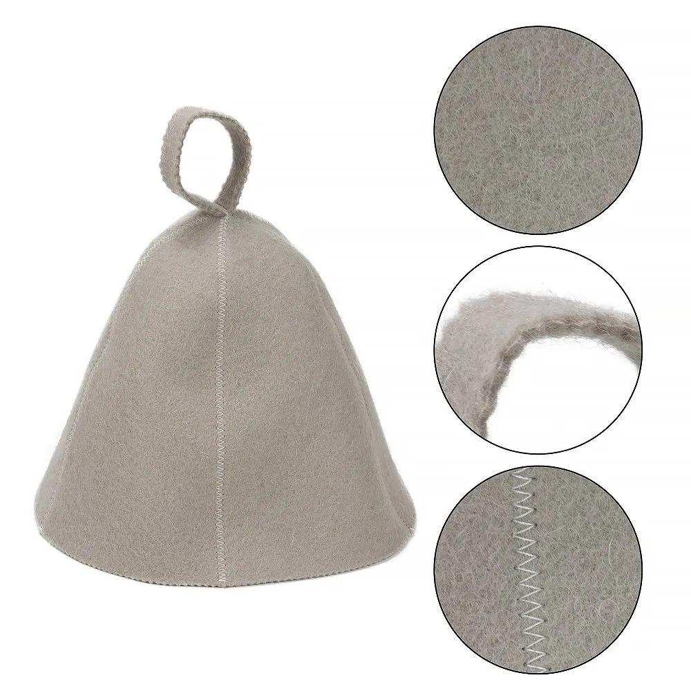 Premium Wool Sauna Hat - Heat Protection for Sauna Lovers