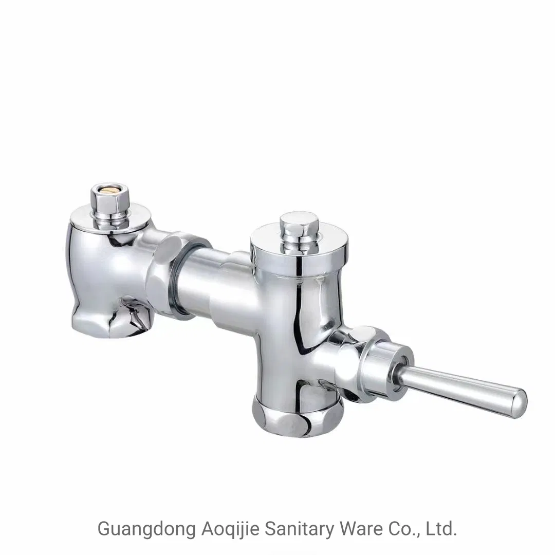 Pedal Foot Step Flush Valve Time Delay Flushometer Copper Flush Valve for Squat Pan Flusher Valve Bathroom Accessories
