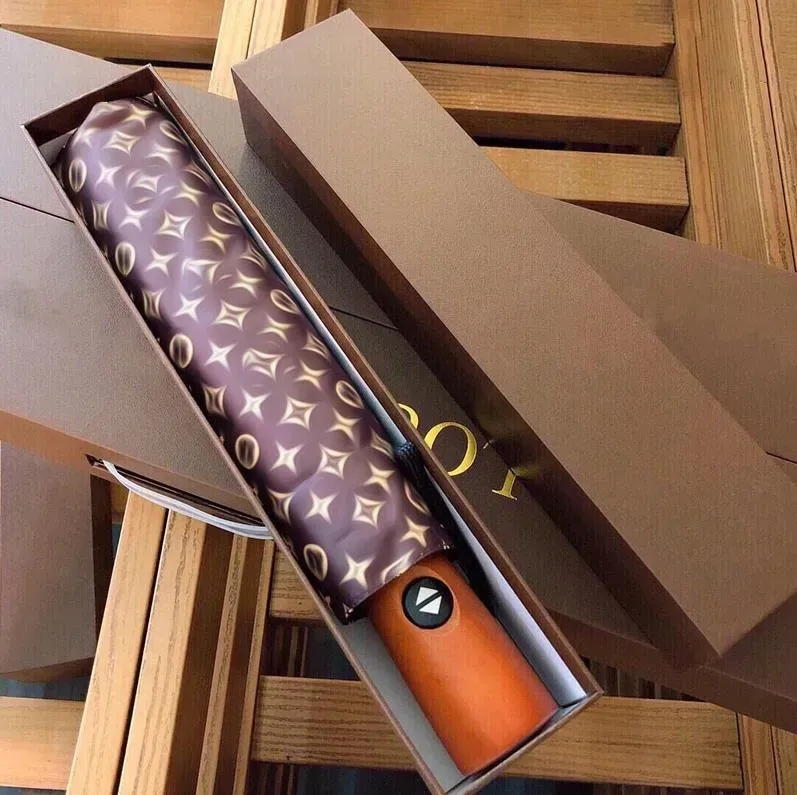 Summer Watercolor Horse Fully-Automatic Rain Umbrella Outdoor Foldable Sun Umbrella for Women Males