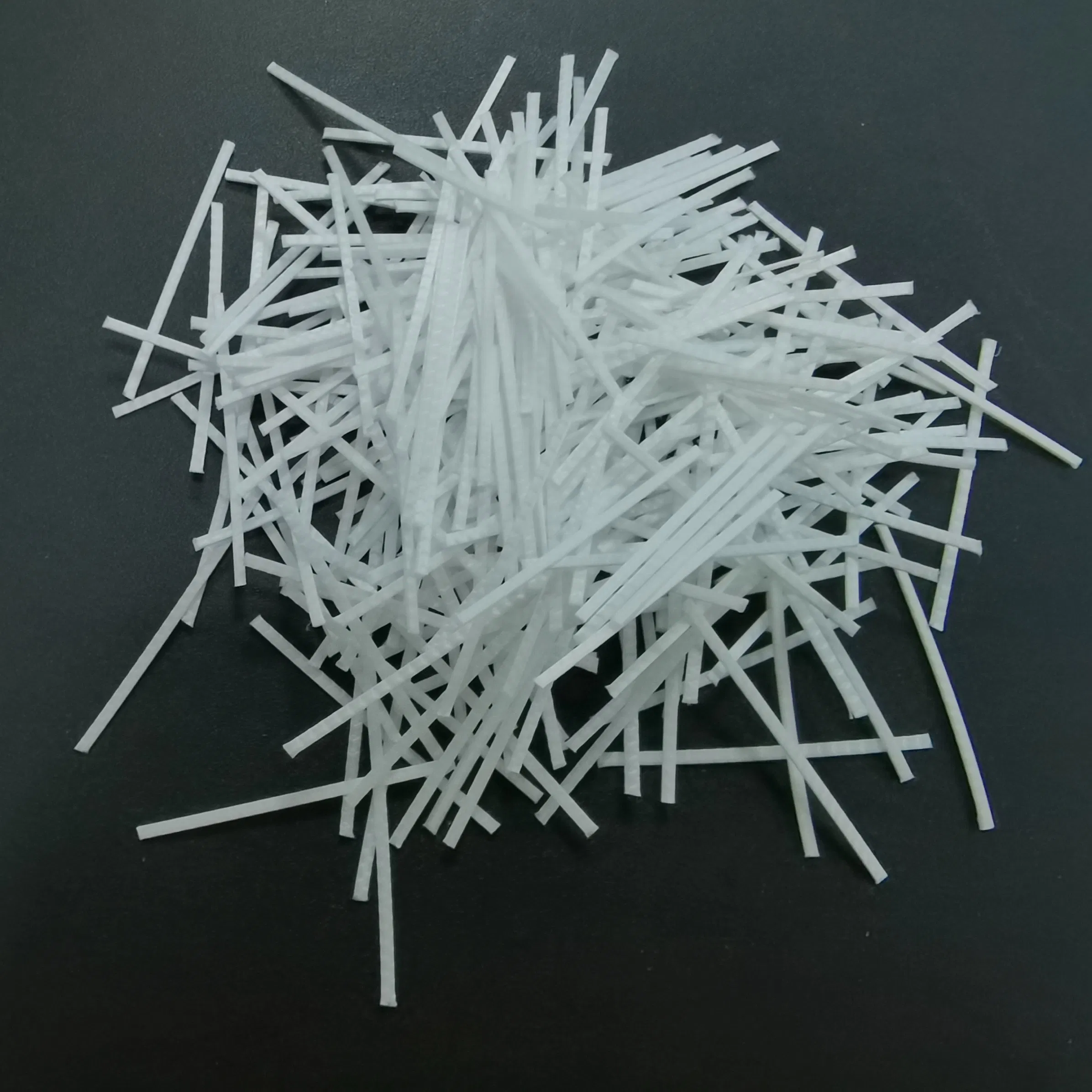 48mm 54mm White Macro Synthetic Structural Fiber for Concrete and Construction