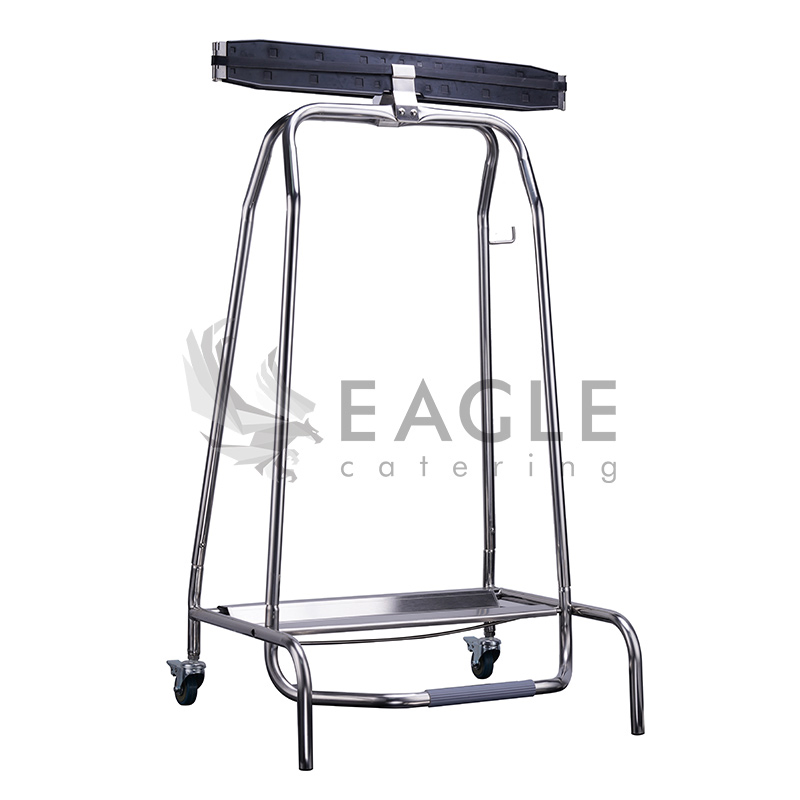 Stainless Steel Stable Waste Bin Sack Holder