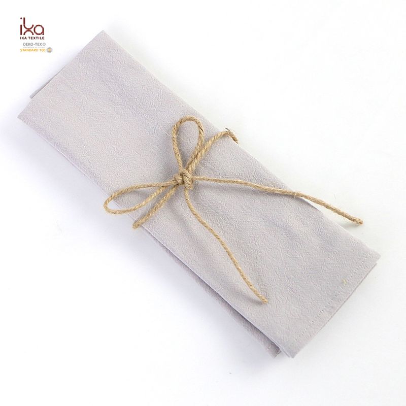 Square Solid Color Handmade Hemstitch Coffee Cloth Dining Restaurant Table Woven Custom Cotton Placemat