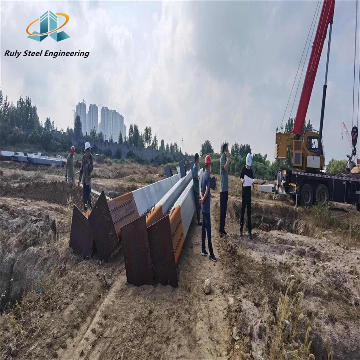 Prefabricated Steel Metal Construction Building Warehouse Steel Column