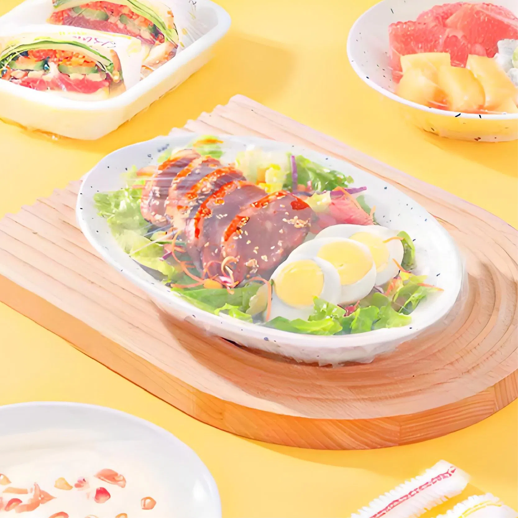 Factory Wholesale PE Thickened Disposable Shower Caps Disposable Food Cover