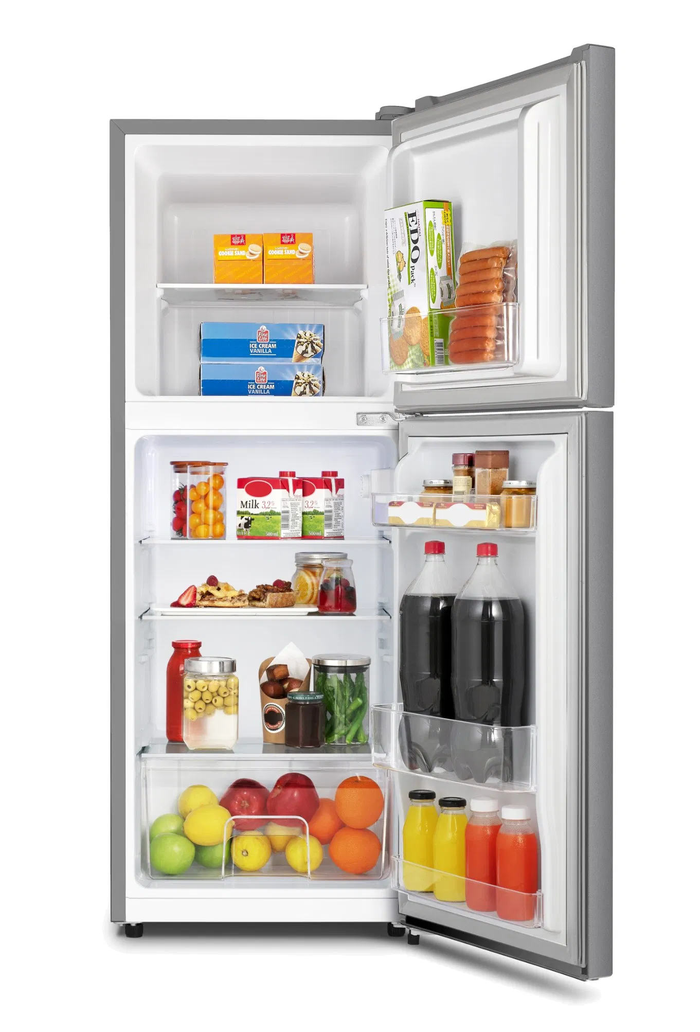 Amaz/OEM Fridge 138L Big Size De-Frost No-Frost Refrigerator to Stay Fresh Freezer