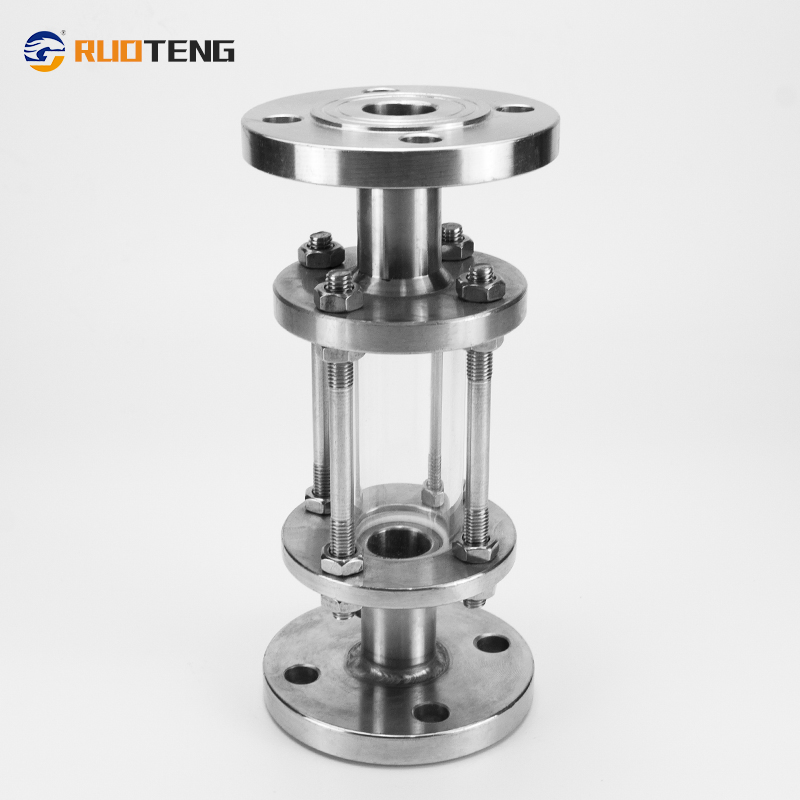 [Ruoteng] Food Grade Tubular Stainless Steel Sanitary Sight Glass with Flange End