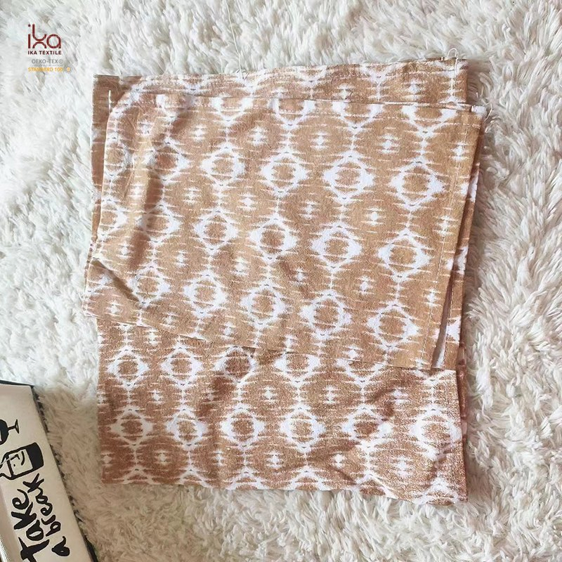 Hot Sale Wholesale Home Decor Products White Cloth Christmas Eco Friendly Printed Dinner Custom Cotton Napkins with Hemstitch