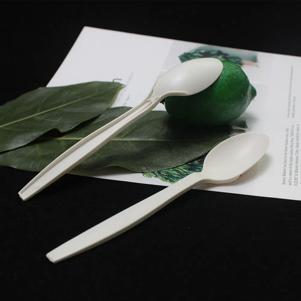 Hot Sale Disposable Biodegradable Corn Starch Fork Knife Spoon Cutlery for Food