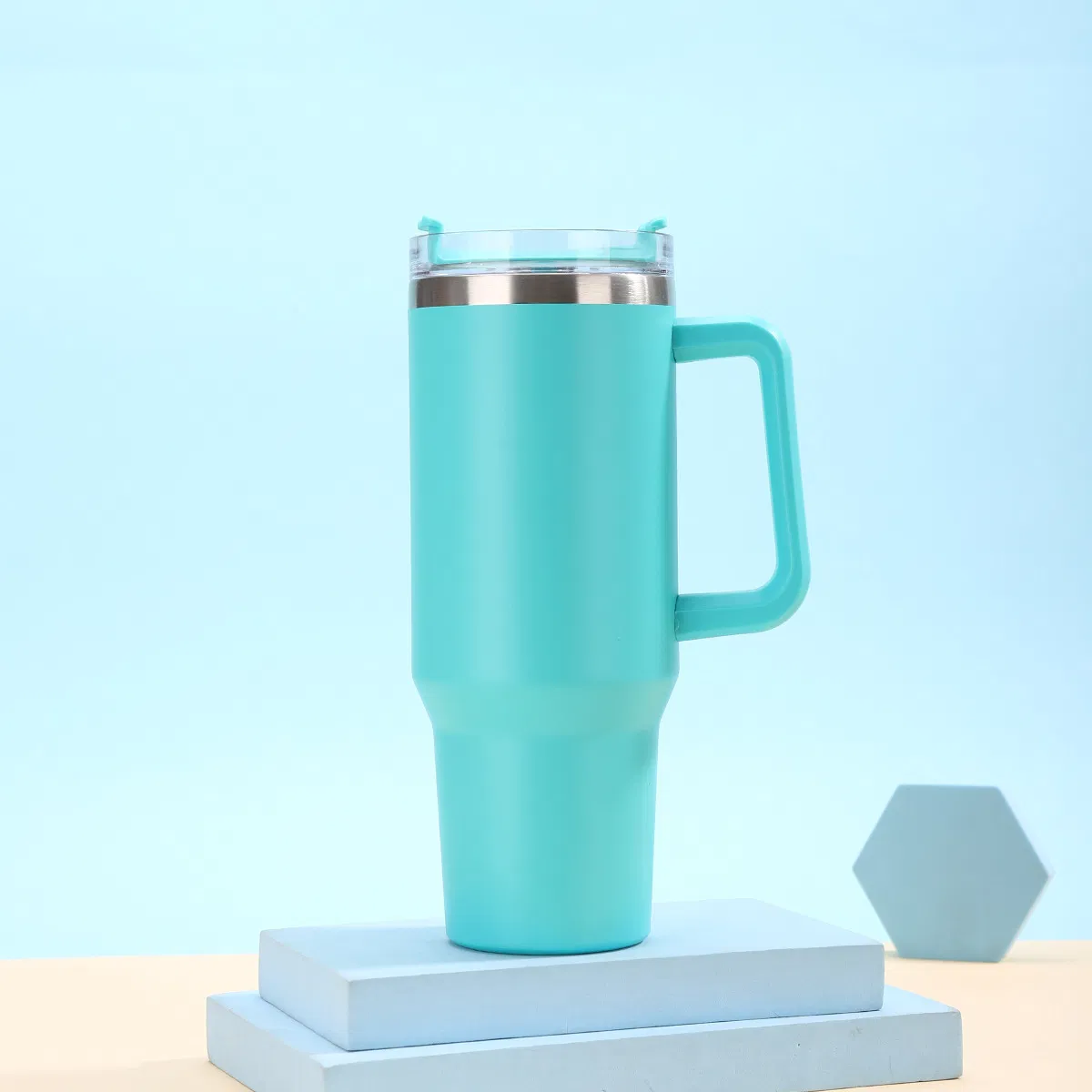 40oz Handle Car Mug Large-Capacity 304 Stainless Steel Vacuum Insulated Tumbler Portable Outdoor Travel Cup