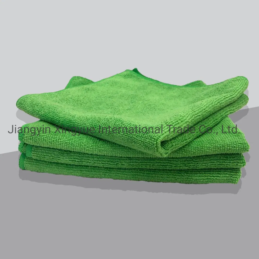 300GSM 40cm*40cm 80%Polyester 20%Polyamide Microfiber Kitchen Car Cleaning Cloth for Dish Bathroom