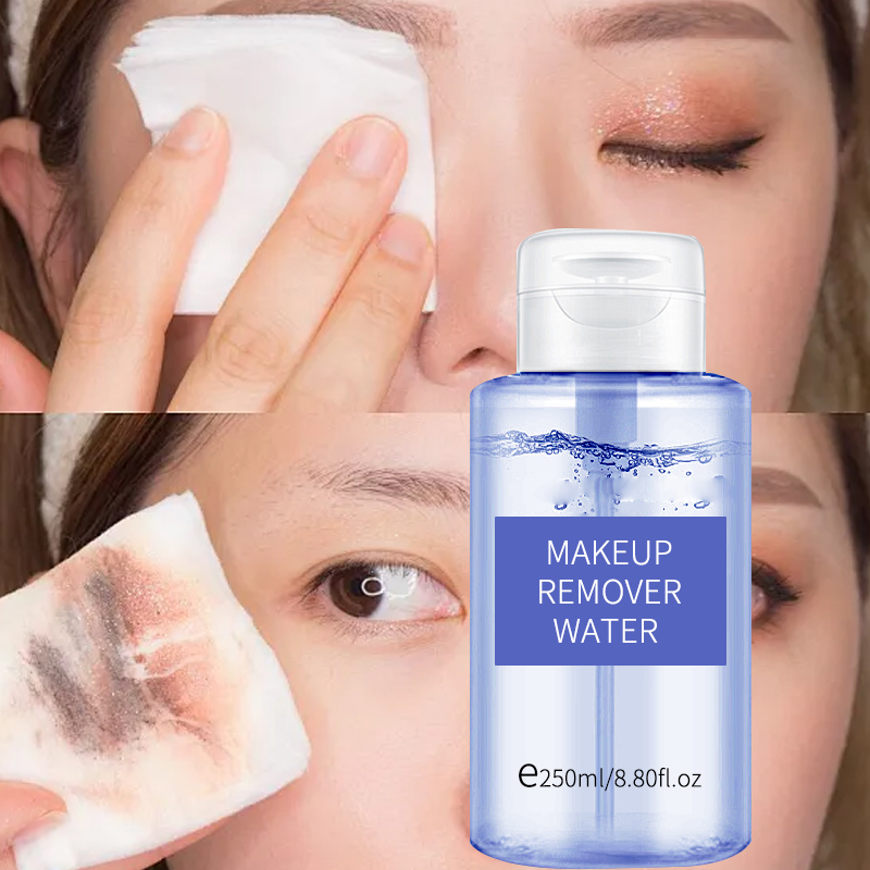 Hot Selling Private Label Natural Micellar Cleansing Water 3-in-1 Water Based Makeup Remover and Facial Cleanser for Oily Skin