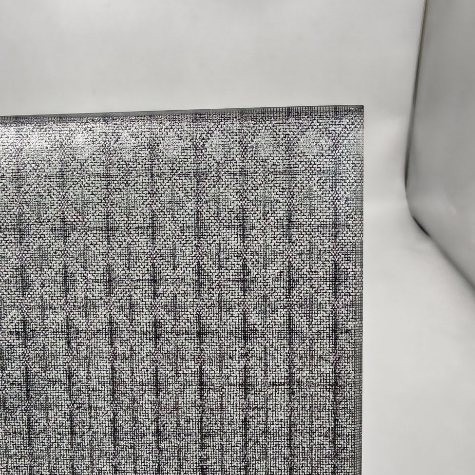 Decorative Fabric Glass Panels for Modern Backsplash Designs