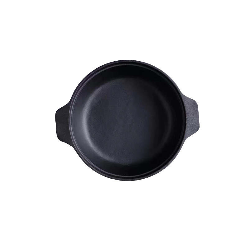 Cast Iron Home and Outdoor Non-Stick Without Coating Pan Stew Frying Kitchenware