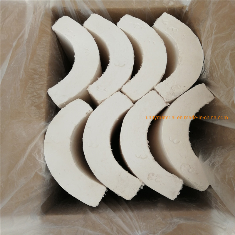 1050c 650c 25mm 15mm 50mm ID Inner Diameter Thickness Calcium Silicate Pipe for Chemical Pipelines Heat Pipes Wall Thermal Insulation Section Covers