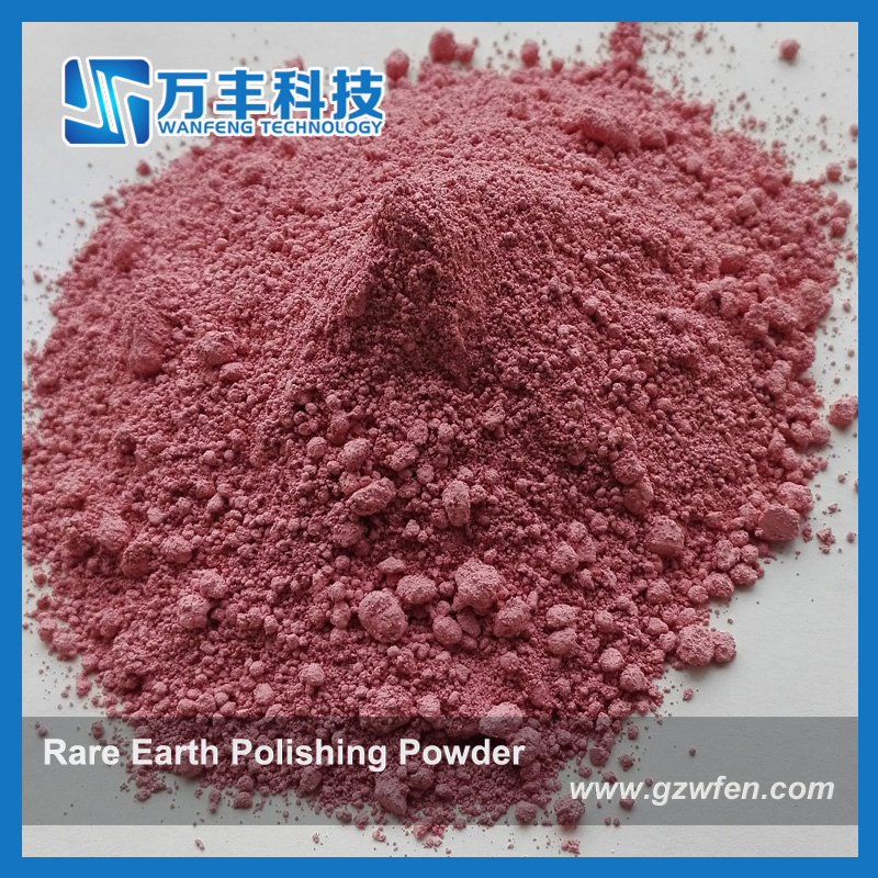 Полировальный порошок редкоземельный красный D50 2.0 мкм