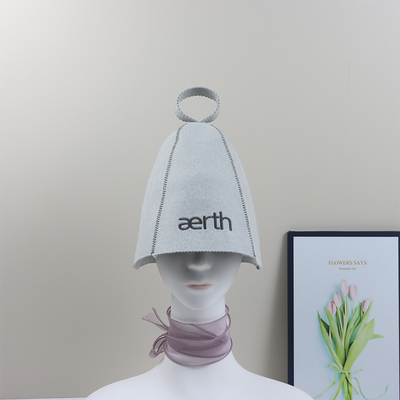 Sauna Hat, Vaporarium Hat, Wool Sauna Hat, Russian Banya Felt Bath Cap, Unisex Bathroom Sauna Accessories for Men Women