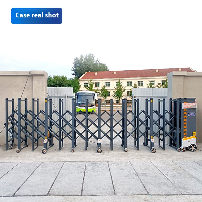 Factory School Company Modern Automatic Entrance Sliding Electric Driveway Gates Retractable Gate
