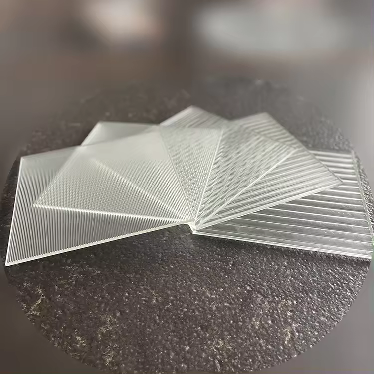Jinjing Clear/Middle Iron/Low Iron Moru Nashiji Diamond Glass Pattern Glass for Building Interiors