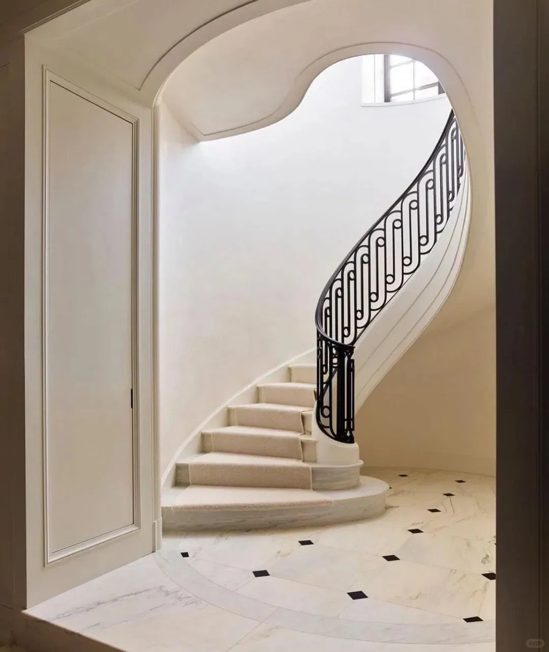 2025antique Wrought Iron Staircase Railing Villas Metal Interior Design Foshan