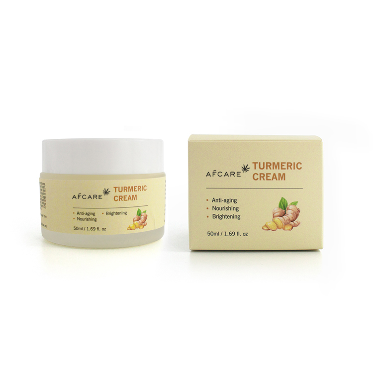 Custom Wholesale Vegan Turmeric Face Cream Retinol Whitening Dark Spot Removal