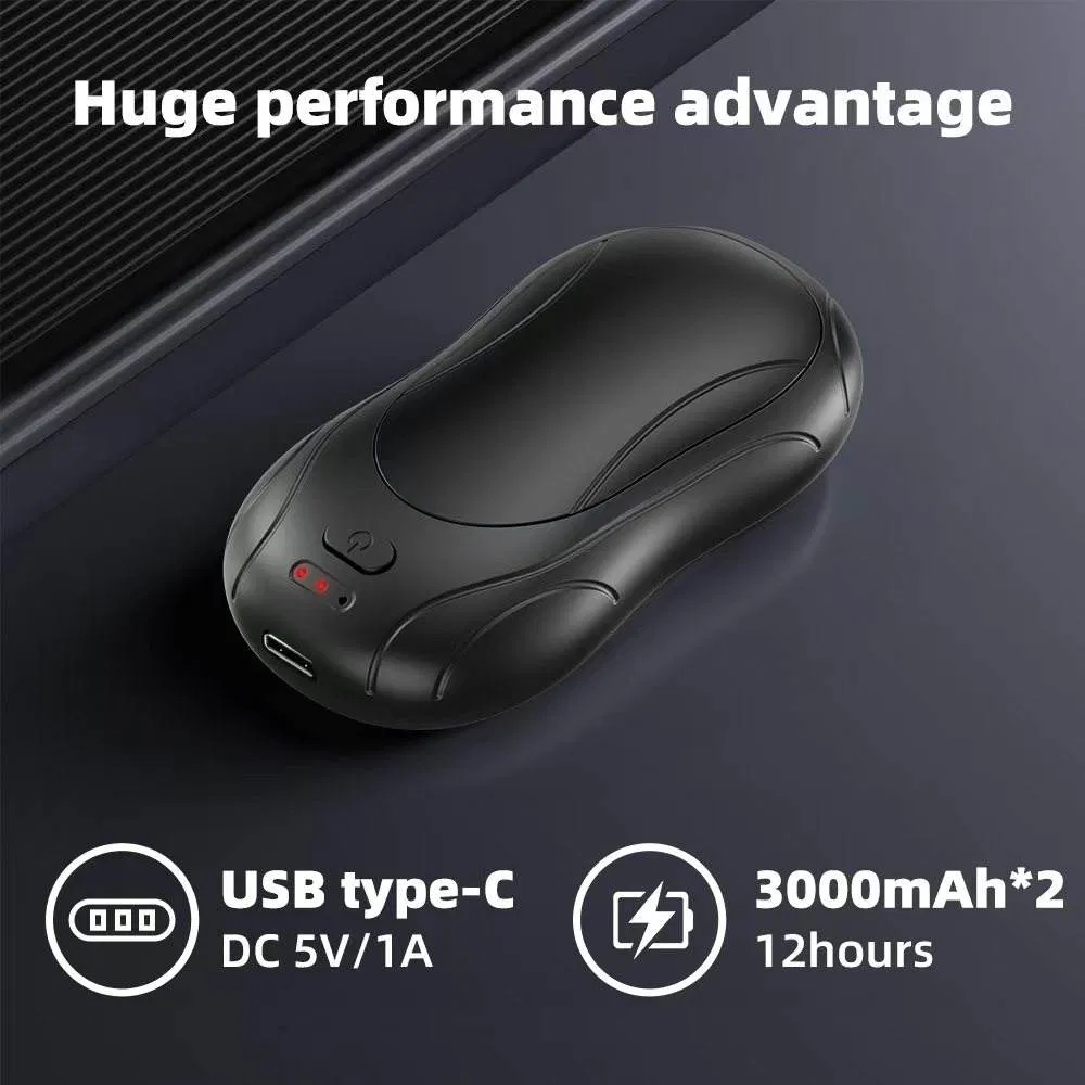 Mini Digital Display USB Charging Hands Warmer Promotion Christmas Gift