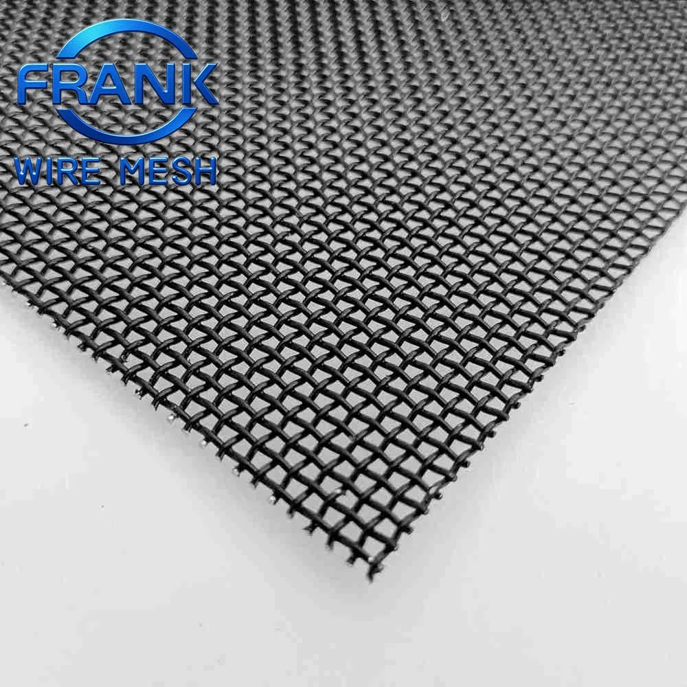 Customized Black Powder Coating 304 316 Stainless Steel Anti Theft Security Screen Used on Restaurant
