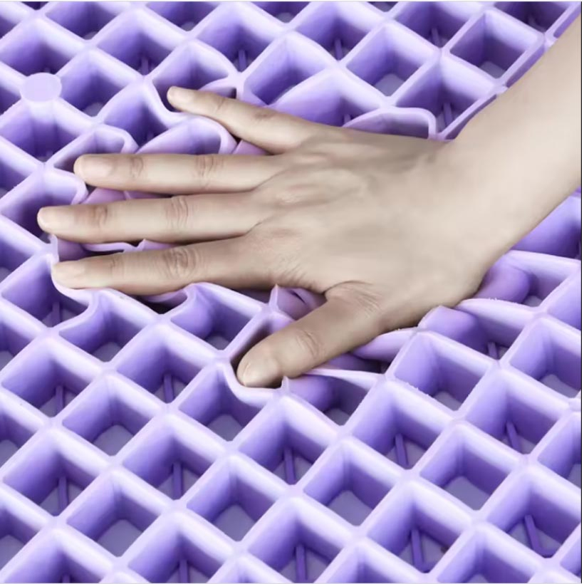 TPE Mattress Gel Grid Mattress TPS SEBS Hyper Elastic Polymer Latex Memory Foam Poe Air Fiber Spring Elatic Sponge Foam Flex Gel Pad Toper Cooling Bed Mattress