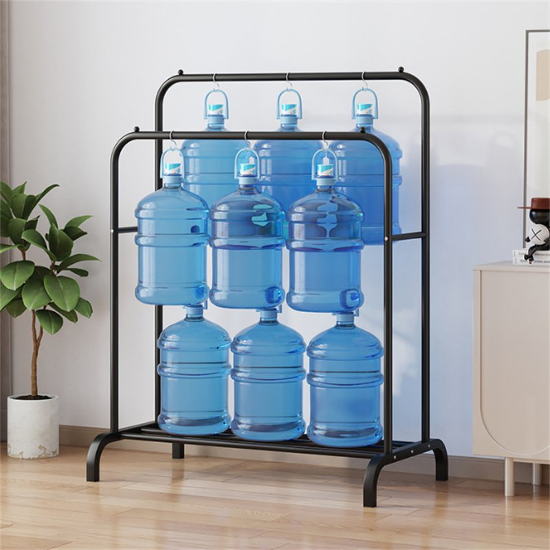 Hanging Clothes Rack, Floor Standing High and Low Double Pole Style, Clothes Rack