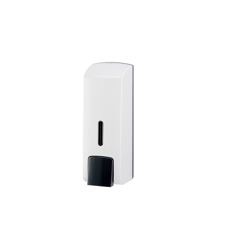 Bathroom White 300ml Single Lockable Liquid Soap Dispenser