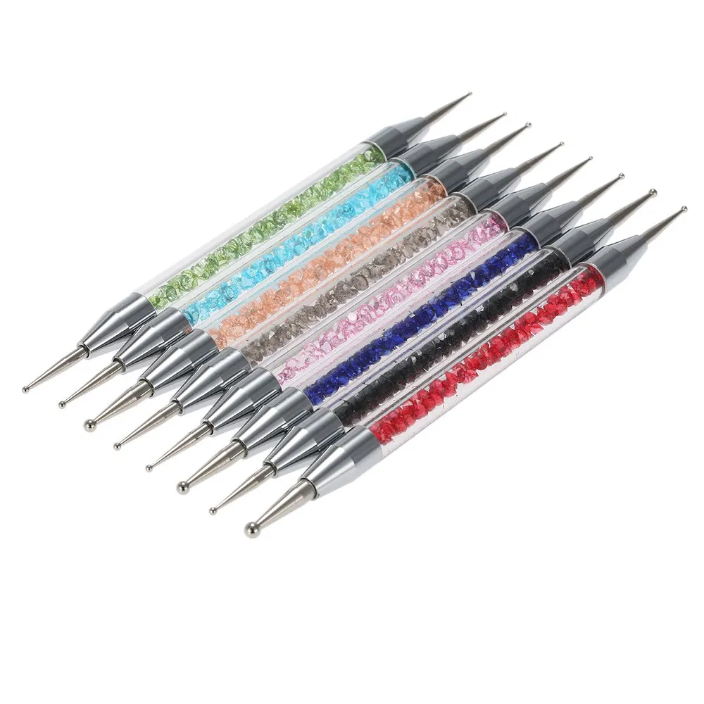 Nail Stylist's Specialized Point Color Pen and Paintbrush Are Easy to Clean