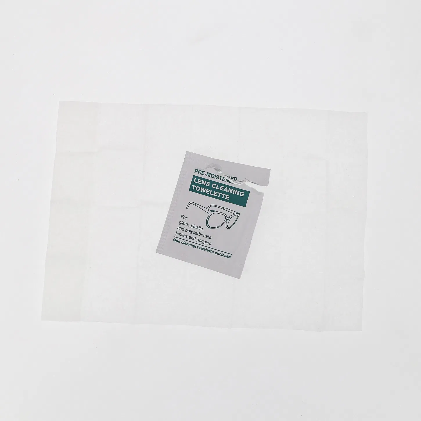 Medmount Anti-Fog Quick Dry Glasses Screen Cleaning Nonwoven/ Wet Strength Paper Lens Cleaning Pad