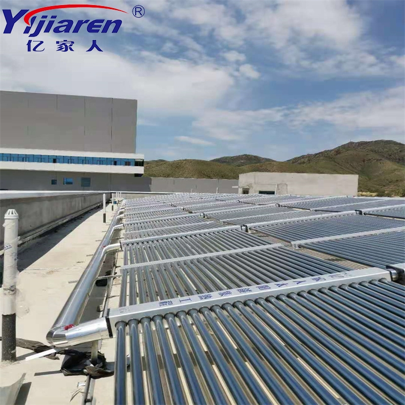 Horizontal Design 50 Tubes Whole Set Vacuum Tube Solar Collector Solar Water Heater