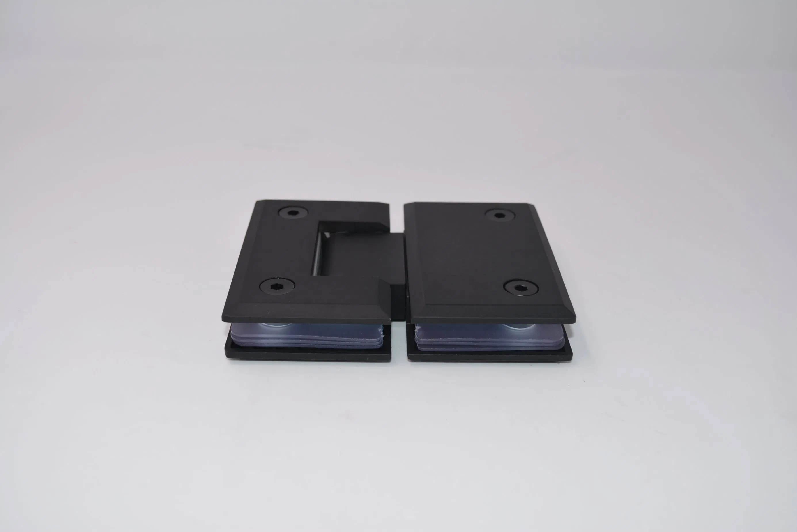 Keyi Metal Kb-180j Stainless Steel Shower Door Glass to Glass Black Glass Hinge