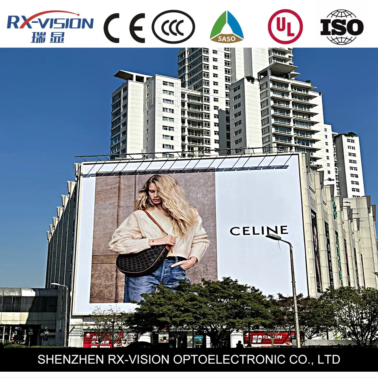 Outdoor High Brightness P6.67 Fixed LED Billboard Display Outdoor LED Video Wall Screen