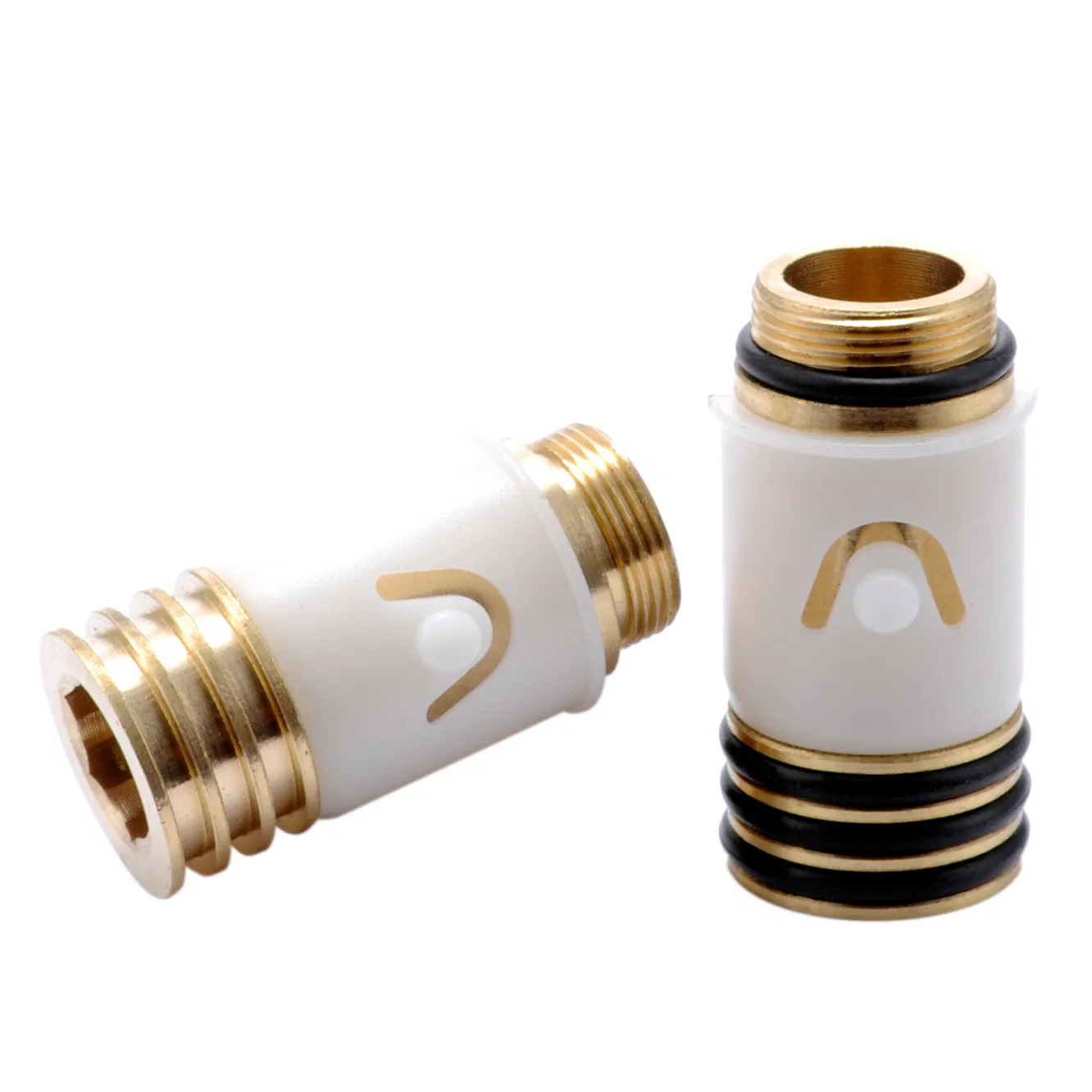 Factory OEM Faucet Parts Accessories Nipple Joint Brass Swing Spout Joint Connector 22/24/20mm