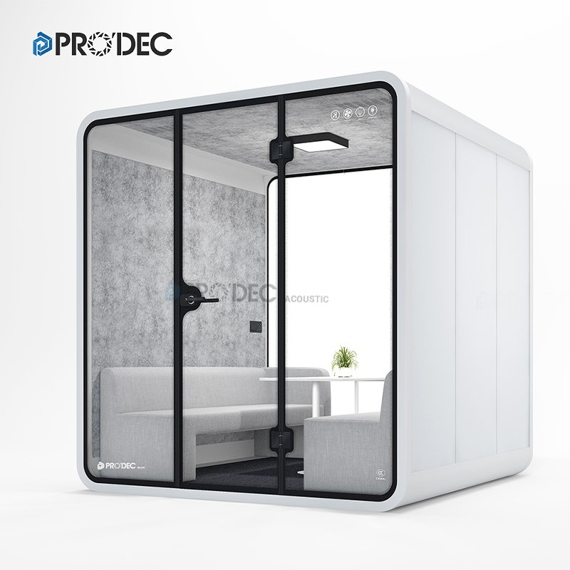 Sound Absorbing Office Booth Work Privacy Soundproof Pod