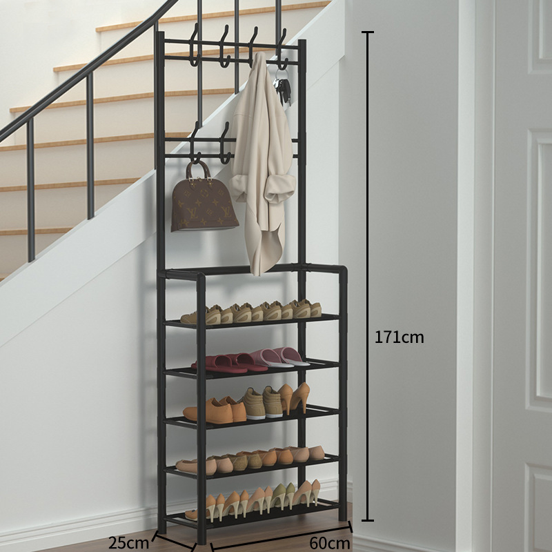 Customizable Simple Modern Bedroom Livingroommultilayer Clothes Hangerstand Corner Coat Rack