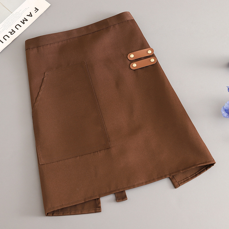 Simple Waterproof Customization Cooking Kitchen Canvas Half Body Apron