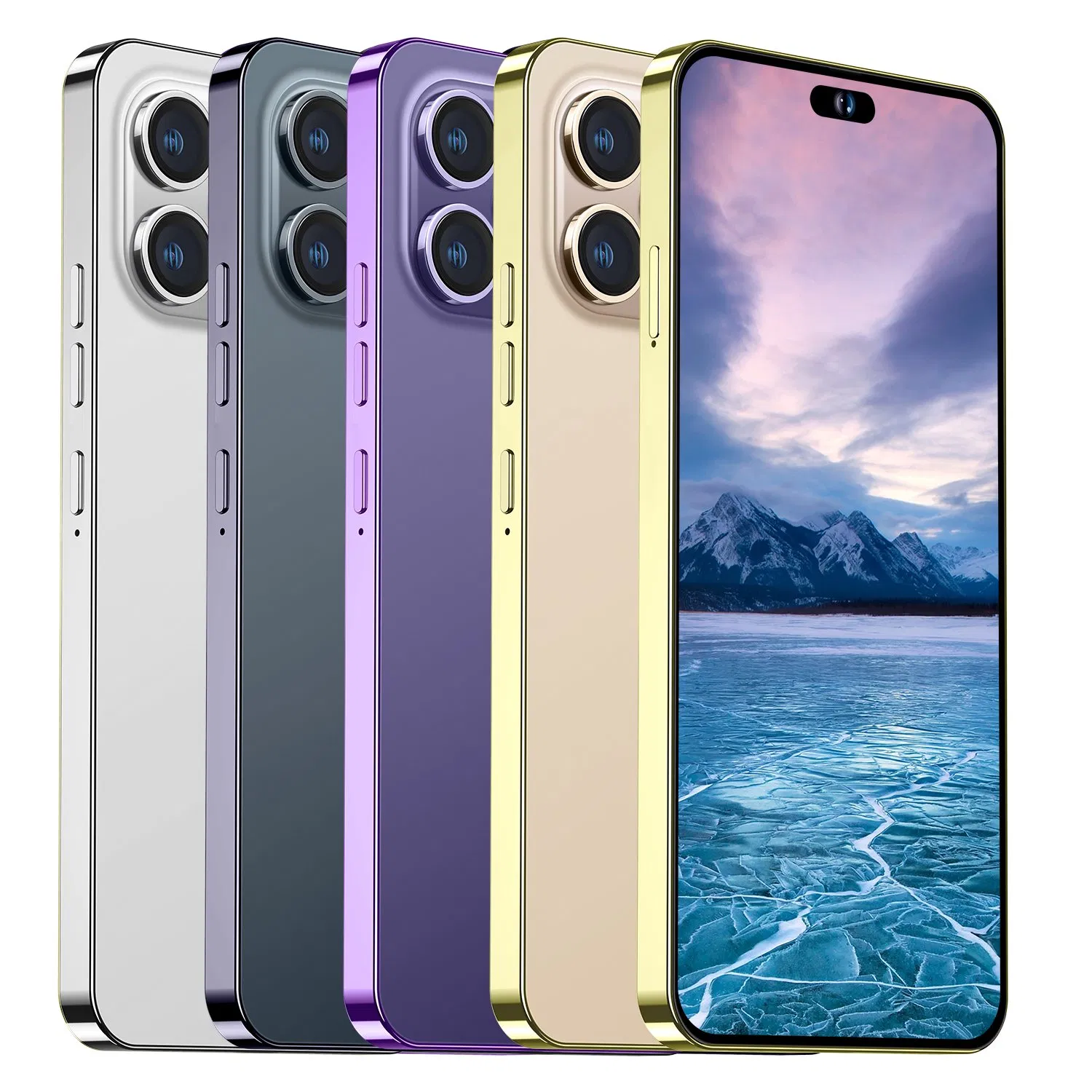 Wholesale I14PRO Max OEM ODM 4G Mobile Smart Phone, Ready in Stock